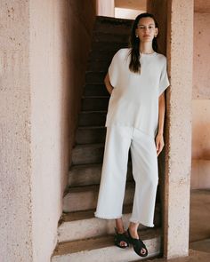 The Cropped Mariner Jean Sailor Jean, Jean Short Outfits, Curated Outfit, Jean Short, Cropped Jeans, Short Outfits, Mid Length, Bright White, Sustainable Fashion