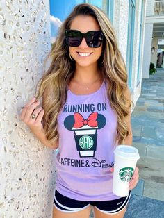 Be the Queen (or Princess) of Caffeine on your trip to Disney Land👑 Disneyworld Outfit, Disney Monogram, United Monograms, Lilly Inspired, Long Sleeve Baseball Tee, Disney Outfit, Disney Mom, Matching Sets Outfit, Comfort Colors Sweatshirt