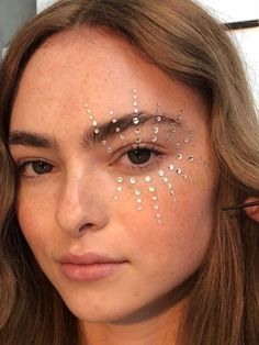 Editorial Make-up, Music Festival Makeup, Halloweenský Makeup, Concert Makeup, Fest Outfits, Glitter Eye Makeup, Smink Inspiration