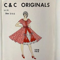 the sewing pattern for this dress is very easy to sew