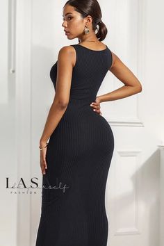 Lasaky - Premium Sleeveless Knit Bodycon Mini Dress crafted with High-Quality Solid Color and Luxurious Cotton Blend Fabric Strap Maxi Dress, Saint John, Dress Crafts, Formal Evening Dresses, Sleeveless Maxi Dress, Basic Style, Bodycon Mini Dress, Plus Size Dresses, Dress Skirt