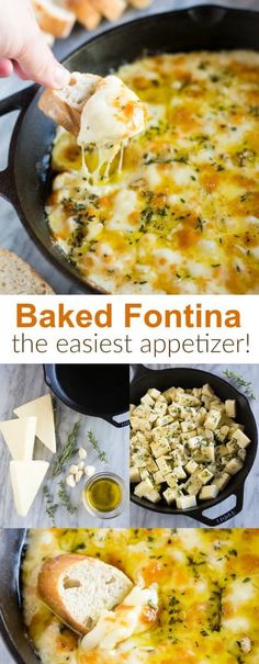 baked fontina the easyest appetizer