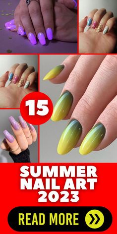 Get ready to flaunt those fingertips! From vibrant corals to dreamy pastels, we’ve curated the ultimate guide to elevate your summer mani-pedi game. Dive into the trendiest shades that’ll make your nails pop at every beachside brunch. Save this pin for your next salon appointment! 🌴🌺Feel free to share, save, and spread the nail-color love! 📌💅 Summer Nail Art, Summer Manicure