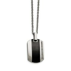 Black Stainless Steel Jewelry For Everyday Use, Everyday Black Stainless Steel Jewelry, Personalized Black Rectangular Jewelry, Black Personalized Rectangular Necklace, Everyday Black Dog Tag Jewelry, Necklaces Stone, Woven Necklace, Small Necklace, Jewellery Sketches