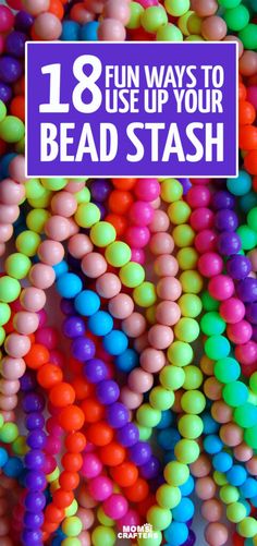 Plastic Beads Crafts, Easy Beads Craft, Bead Crafts Not Jewelry, Using Beads Ideas, Bead Projects Crafts, Crafts Using Pony Beads, Ideas With Beads Diy Projects, What To Make With Beads Besides Jewelry, Craft Ideas Using Beads