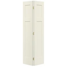 an open white door on a white background