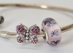 Pandora / New Bracelet Charms / Beads / Fully Stamped / Sterling Silver /GIFT POUCH INCLUDED BOX NOT INCLUDEDBRACELET NOT INCLUDED Pandora Leather Bracelet, Charms Pandora, New Bracelet, Butterfly Butterfly, Bracelet Pandora, Bracelet Charms, Pandora Silver, Gift Pouch, Pandora Bracelets