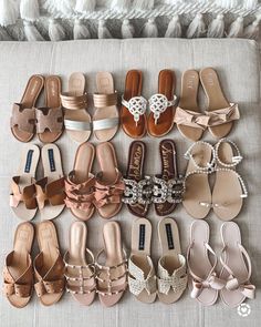 Classy Sandals, Fancy Sandals, Capsule Wardrobe Essentials, Fashion Sketches Dresses, Sketches Dresses, Cute Flats, Birkenstock Mayari, Cute Sandals, Leather Slippers