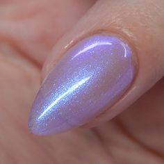 Lilac Pearl Nails, Sheer Purple Nails, Purple Wedding Nails For Bride, Purple Pearl Nails, Purple Shimmer Nails, Pastel Purple Nails, Moonstone Nails, Purple Wedding Nails