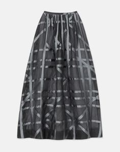 Floorplan Silk Fil Coupé A-Line Floor Length Skirt | Lafayette 148 New York Architectural Pattern, Floor Length Skirt, Cotton Poplin Shirt, Skirt And Blouse, Tailored Shirts, Gray Skirt, Guest House, Floor Plan, Side Zip