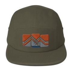 One Size fits Most -Sporty Cap with front mountain line design peaks and river. Hiking cap that is comfortable and unique enough for the pickiest hat wearer. Great for camping or wearing around the house. The fly fisherman or hunter will love the mountain design and feel of cap. Great gift for Dad, or Boyfriend, or girlfriend.  This camper style cap has a low profile and nylon strap clip closure. Comfortable and classic! * 100% cotton * Soft-structured  * Five panel  * Low profile * Metal eyelet Sporty Cap, Mountains And Forest, Outdoor Hut, Fishing Cap, Outdoor Hat, Outdoor Cap, Great Gifts For Dad, Outdoor Hats, Hot Gifts