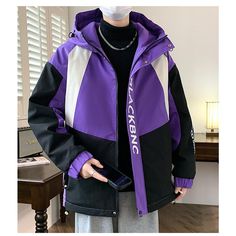 R-085-19 Purple Techwear, Donatello Aesthetic, Colorful Techwear, Purple Outfits Men, Fall Outfits Pinterest, Purple Clothes, Purple Streetwear, Cyberpunk Clothes, Future Clothes