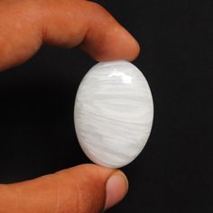 Shiny White Scolecite Cabochon, Natural Scolecite Gemstone, Loose Stone For Jewelry Making, Crystal Stone for Gift, Scolecite from India #9281 Dimensions- Length- 37mm Width- 26mm Thickness- 8mm Weight- 10gm or 50ct  Quality- AAA Quantity- 1 Piece Item no- #9281 Benefits:- Metaphysical- Scolecite strengthens and unlocks our third eye and allows for intense lucid dreaming. With it, extreme vividness and enhanced memory of your nightly inter-dimensional travels is very common. When meditating with White Oval Cabochon Gemstones, White Oval Gemstones For Gifts, Handmade White Beads Gems And Cabochons For Gifts, Handmade Oval White Gemstones, Handmade White Oval Gemstones, Les Chakras, Sleep Aid, Lucid Dreaming, Spiritual Awareness