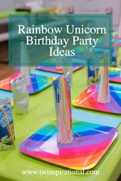 Rainbow Unicorn Party Whimsical Tablescapes, Rainbow Pizza, Unicorn Birthday Party Ideas, Creative Party Ideas, Magical Birthday, Unicorn Birthday Party