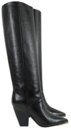 Formal Leather Heeled Boots With Pointed Toe, Formal Leather Boots With Heel Tab, Calf Leather High Heeled Boots For Office, High Heel Calf Leather Boots For Office, Calf Leather High Heel Boots For Office, Office High Heel Calf Leather Boots, Office High Heel Boots In Calf Leather, Office Boots In Calf Leather With Branded Heel, Formal High Heeled Leather Boots