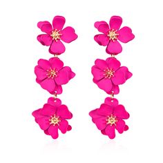 PRICES MAY VARY. 🌺HIGH QUALITY: The flower earrings made of quality stainless steel, solid and durable,lead-free & nickle-free, Hypoallergenic no harm to ear. 🌺 SUITABLE FOR SENSITIVE SKIN: It is an appropriate earrings jewelry for sensitive ear,the small flower stud & the "back" dangling flower,not easy to fade. 🌺STYLE: Bohemian Flower Earrings,Poppy flower statement earrings,Double Metal Flower earrings,3 Layer Flower Petal Tiered Earrings. 🌺 SIZE & MATERIAL: size show on the picture,Made Geometric Fashion, Dangle Earrings Boho, Bohemian Flowers, Flower Ear, Tassels Fashion, Enamel Flower, Metal Flowers, Fashion Jewelry Earrings, Flower Studs