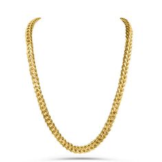 Embrace style with this Men's 10K Yellow Solid Gold Franco Chain Choose Your Style: Pick your metal purity (10K or 14K), length, and width to create a chain that's uniquely you. See It Before You Buy: Watch the gram weight and price adjust as you customize – total transparency! Unbeatable Value: Get the perfect gold rope chain at a price that fits your budget. Customize Yours Today - GUARANTEED AUTHENTIC GOLD - LIFETIME CRAFTSMANSHIP WARRANTY - FOREVER CARE INCLUDED - TRADE-IN PROGRAM - RISK-FRE Gold-plated Yellow Gold Cuban Link Necklace, Formal Yellow Gold Plated Cuban Link Necklace, 22k Yellow Gold Jewelry With Figaro Chain, Luxury 14k Yellow Gold Cuban Link Necklace, Formal Gold Cuban Link Necklace In 14k Gold, Formal Yellow Gold Cuban Link Necklace, 14k Gold Cuban Link Necklace With Figaro Chain, Yellow Gold Necklaces With Cuban Link Rope Chain, Yellow Gold Necklace With Cuban Link Rope Chain