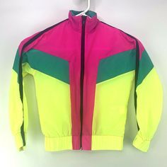 Green Long Sleeve Patchwork Track Jacket, Green Patchwork Long Sleeve Track Jacket, Green Color Block Track Jacket For Streetwear, Sports Green Color Block Outerwear, Green Color Block Track Jacket For Sports, Retro Pink Sports Outerwear, Green Color Block Outerwear For Sports, Long Sleeve Color Block Outerwear For Sports, Color Block Long Sleeve Outerwear For Sports