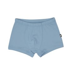 a light blue boxer shorts with the logo on it