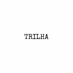 the word triha written in black on a white background