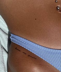 a woman's stomach with the words i love you written in cursive writing on it