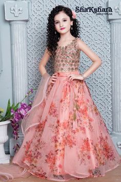 Lehnga Dress For Kids, Kids Lehanga Design, 12 Year Girl Dress, Baby Lehenga, Party Wear Frocks, Kids Lehenga Choli, Girls Party Wear