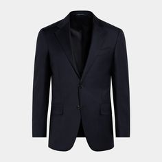 This tailored navy blazer features a relaxed shoulder, classic notch lapel, and flap pockets for a versatile, all-occasion appeal. Three Piece Suit, Navy Blazer, The Navy, Three Piece, Havana, Suit Jacket, Slim Fit, Blazer, Pure Products