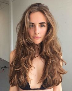 Thick Wavy Hair, Framing Layers, Wavy Haircuts, Natural Wavy Hair, Haircuts For Wavy Hair, Long Brown Hair, Brown Blonde Hair, Long Layered Hair