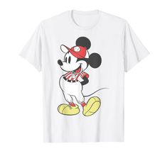 PRICES MAY VARY. Officially Licensed Disney Apparel 19DNMC00480A-001 Lightweight, Classic fit, Double-needle sleeve and bottom hem Mickey Mouse Baseball, Disney Apparel, Baseball Outfit, Disney Outfits, Disney Mickey Mouse, Disney Mickey, Branded T Shirts, Top Styles, Fashion Branding