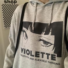 Flexible Thinking, Harajuku Clothes, Girl Hoodie, Hoodie Girl, Purple Fashion, Harajuku Fashion, Boutique Shop, Hooded Sweatshirt, Sweater Hoodie