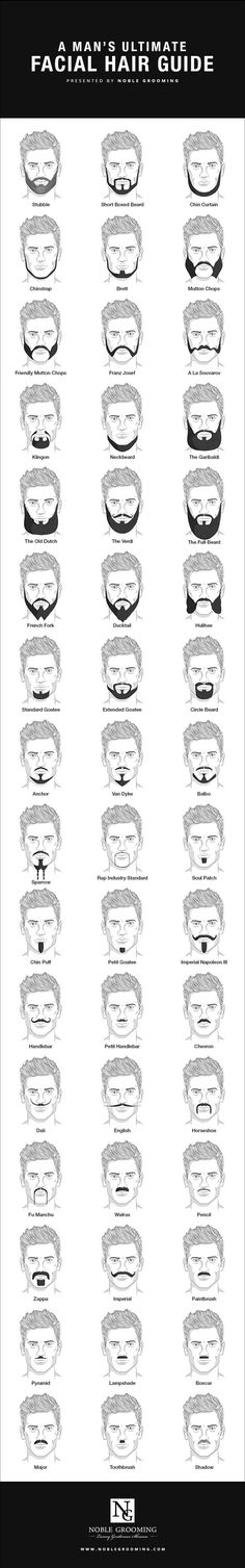 Barba Hipster, Facial Hair Styles, Beard Tips, Mens Facial, Men's Facial Hair, Mens Facial Hair Styles, Big Men Fashion, Hair Guide