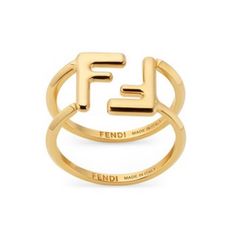 Worn Once Fendi Double Ring Fendi Ring, Fendi Jewelry, Ring Color, Double Ring, Womens Jewelry Rings, Gold Rings, Fendi, Women Jewelry, Ring