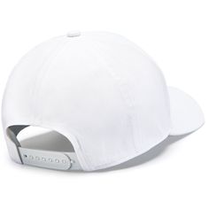 Crafted from 100% Organic Cotton with a HD precision printed team logo and a snapback rear adjuster, the Racer Cap is part of the Core collection, perfect for everyday wear with any outfit. White Sporty Fitted Cap, White Sports Cap, White Casual Sports Fitted Hat, White Casual Fitted Hat For Sports, White Sporty Fitted Hat With Curved Brim, White Sporty Snapback Hat With Curved Bill, White Cotton Snapback Hat For Sports Events, Casual Snapback Hat With Curved Bill For Golf, Casual Curved Bill Snapback Hat For Golf