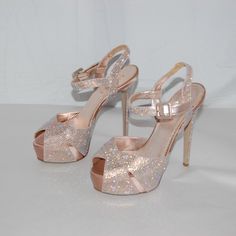 Brand New Without Box. Le Silla Comes With A Different Box And Dustbag Crystal Heel Platform Crystal Rose Gold Color: Rose Gold Size: Eu 37 Us 7 Made In Italy Heel: 5" Inches Platform: 1.5" Inches Elegant Rose Gold Ankle Strap Heels, Rose Gold High Heel Sandals For Evening, Rose Gold High Heel Evening Sandals, Rose Gold Ankle Strap Heels For Evening, Rose Gold Open Heel Evening Heels, Rose Gold Open Toe Heels For Wedding, Luxury Rose Gold High Heels, Luxury Rose Gold Heels For Party, Elegant Rose Gold Open Heel Heels