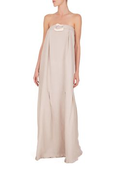 Ivory Strapless Long Dress – Adriana Degreas International Vacation Items, Solid Midi Dress, Strapless Long Dress, Adriana Degreas, Midi Ruffle Dress, Batik Dress, Swimsuit Dress, Pleated Midi Dress, Dress Cover