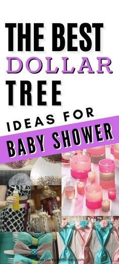 the best dollar tree ideas for baby shower