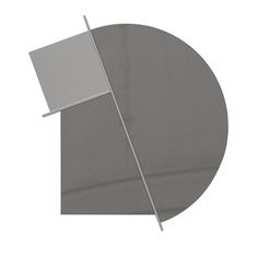 a round metal object with two flags sticking out of it's center, on a white background