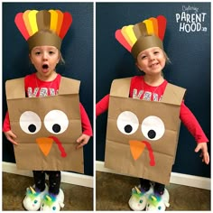 Paper Bag Turkey Craft • Capturing Parenthood Paper Bag Turkey Craft, Paper Bag Turkey, Turkey Costume, Fun Thanksgiving Crafts, Easy Thanksgiving Crafts, November Crafts, Turkey Crafts