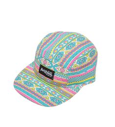 This fashion forward cap features our iconic AriZona Aztec design, AriZona logo patch and a leather adjustable strap. 5-panel hats get their name by being made up of five pieces of fabric, each cut specifically for the region of the head where it sits, which makes the cap super sleek and well-fitting. One size fits most. 100% Polyester 5 Panel Aztec print AriZona branding Leather adjustable strap One size fits most 100% Polyester Trendy Adjustable 5-panel Hat, Adjustable Flat Bill Snapback Hat For Festival, Casual 5-panel Baseball Cap For Festivals, Casual 5-panel Hat For Festivals, Festival Snapback Hat With Flat Bill, Trendy Multicolor 5-panel Hat, Retro Adjustable 5-panel Hat, Adjustable 5-panel Baseball Cap For Festivals, Multicolor 5-panel Hat For Streetwear