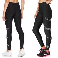 Nike Nwt Power Legendary Graphic Black Leggings Tights A High Waist Flatters & Supports These Stretchy Compression Leggings Outfitted With Signature Nike Style Logo Graphics. Rare & Hard To Find Style! Black Full Length! Nike Logo Down Leg Hidden Interior Pocket To Hold Cash Or A Key Smooth Flatlock Seams Won't Rub Or Irritate 88% Recycled Polyester, 12% Spandex New With Tags Size Medium Approx Measurements: 27" Inseam; 8" Leg Opening; 10" Front Rise; 12" Back Rise Tags: Nike, Athletic, Yoga, Ru Nike Compression Full-length Bottoms, Nike Compression Full Length Bottoms, Nike Full Length Leggings, Full Length Training Bottoms, Compression Leggings Outfit, Nike Gym Leggings, Grey Nike Leggings, Grey Nike Sweatpants, Find Style