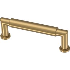 an image of a brass handle on a white background