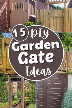 garden gate ideas that are easy and cheap