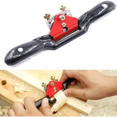 a pair of pliers being used to cut wood