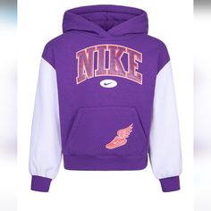 Nwt Bin Sn.R Nike Air Hoodie, Tops Nike, Nike Zip Up, Nike Purple, Boys Sweatshirts, Nike Sweatshirts, Youth Hoodies, Blue Sweatshirt, Boys Hoodies