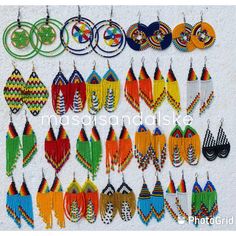 Set of 24 wholesale earrings Go ethnic with our African Maasai tribal earrings skillfully made with passion and ancient jewelry making tradition of the Maasai people of Africa. Handmade Assorted Jewelry For Festivals, Handmade Assorted Festival Jewelry, Traditional Assorted Jewelry As A Gift, Traditional Assorted Jewelry For Gift, Masaai Bead, African Earrings Ethnic Jewelry, African Earrings Handmade The Afropolitan Shop, Maasai Jewelry, African Earing