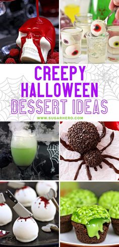 creepy halloween dessert ideas for kids and adults