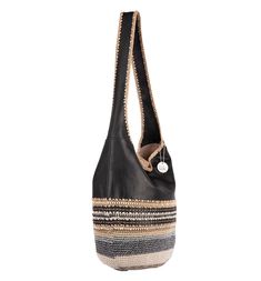 Everyday Woven Leather Crochet Bag, Handwoven Leather Crochet Bag, Black Crochet Bag With Woven Leather For Everyday Use, Leather Woven Crochet Bag For Everyday, Woven Leather Crochet Bag For Everyday Use, Everyday Crochet Leather Bag With Woven Detail, Casual Leather Crochet Bag With Leather Handles, Casual Leather Crochet Bag For Everyday Use, Casual Crochet Leather Bag With Leather Handles