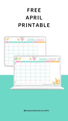 Get your FREE April Printables AND mobile wallpaper! only at KUMA Stationery Crafts ^_^ #freebie #easter #printables #stationery Easter Printables, Mobile Wallpaper, Easter