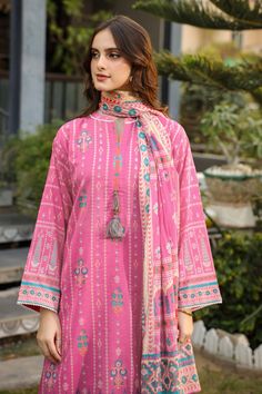 Brand: LSM LakhanyProduct Code: LG-MM-0011-BCollection: Lakhany Komal Unstitched Printed Lawn CollectionFabric: Lawn DESIGN DETAILS: Dupatta: Printed Lawn Shirt Front: Printed Lawn Shirt Back: Printed Lawn Sleeves: Printed Lawn Trouser: Dyed DISCLAIMER:* Lining, Laces, and Tassels are not included in unstitched variants.* Embellishment items in stitched outfits are subject to market availability.* The actual colors of the outfit may vary from the colors being displayed on your device. CARE INSTRUCTIONS: Extra Fabric Has Been Used For Shoot Original Color May Vary Slightly From The Picture Dry Clean Recommended Iron The Clothes At Moderate Temperature Do Not Use Bleach, Or Stain Removing Chemicals Damp Fabric Should Not Be Exposed To Sunlight Lakhany Komal Unstitched Printed Lawn Collection Luxury Multicolor Lawn Suit With All Over Print, Luxury Multicolor Printed Lawn Suit, Luxury Multicolor Traditional Lawn Suit, Luxury Designer Wear Lawn Suit, Floor-length, Luxury Multicolor Jamawar Lawn Suit, Luxury Printed Purple Lawn Suit, Luxury Cotton Silk Lawn Suit For Festive Occasions, Luxury Katan Silk Lawn Suit For Wedding, Luxury Lawn Suit With Pallu For Festive Season