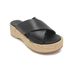 Manufacturer: Gentle Souls Size Origin: US Style Type: Platform Sandals Collection: Gentle Souls Closure: Material: Leather/Man Made Materials Fabric Type: Leather Sku: BH5735768 Size: 11.  Color: Black.  Gender: female.  Age Group: adult. Black Footbed Sandals With Textured Sole And Round Toe, Black Textured Sole Slip-on Wedge Sandals, Black Slip-on Wedge Sandals With Textured Sole, Black Textured Sole Wedge Sandals, Black Wedge Heel Sandals With Textured Sole, Black Sandals With Cork-bed Midsoles For Vacation, Spring Black Footbed Sandals With Textured Sole, Black Footbed Sandals With Textured Sole For Spring, Black Wedge Heel Footbed Sandals For Summer